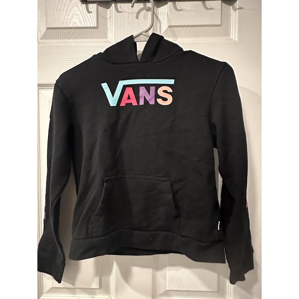 Van's Rainbow Pullover Sweatshirt Girl's Youth Medium Gently Used